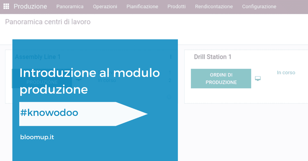 Introduzione al modulo produzione