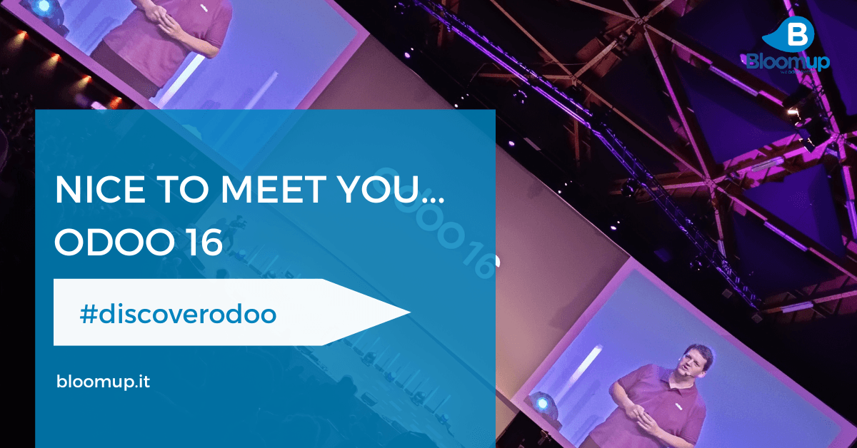 Nice to meet you...Odoo 16