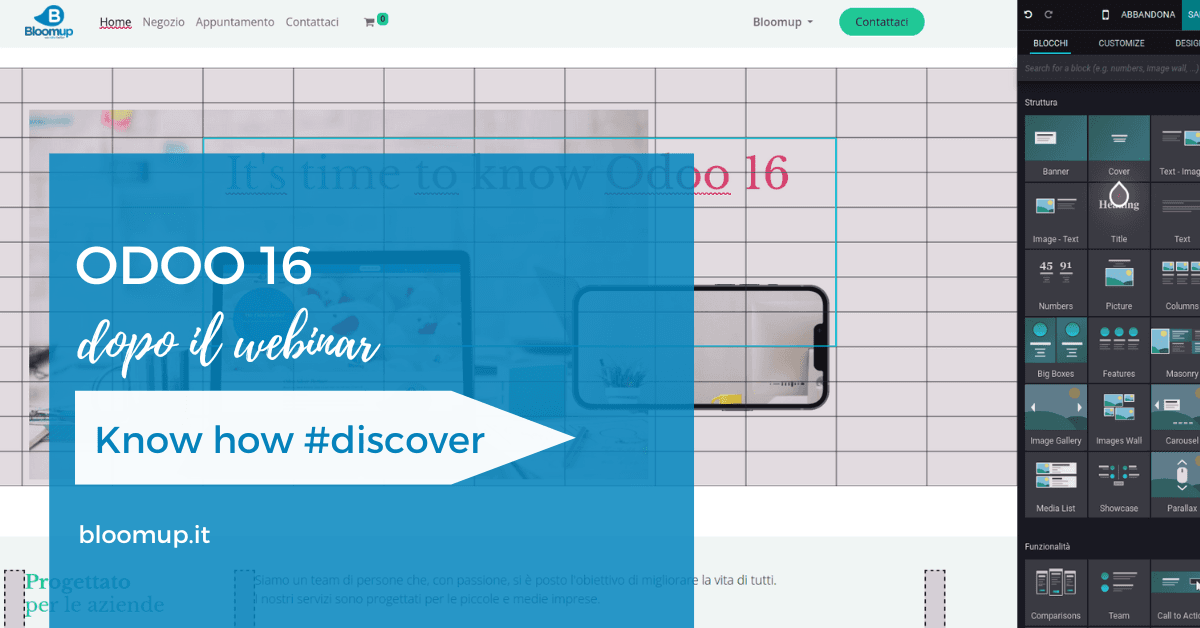 Odoo 16...dopo il webinar