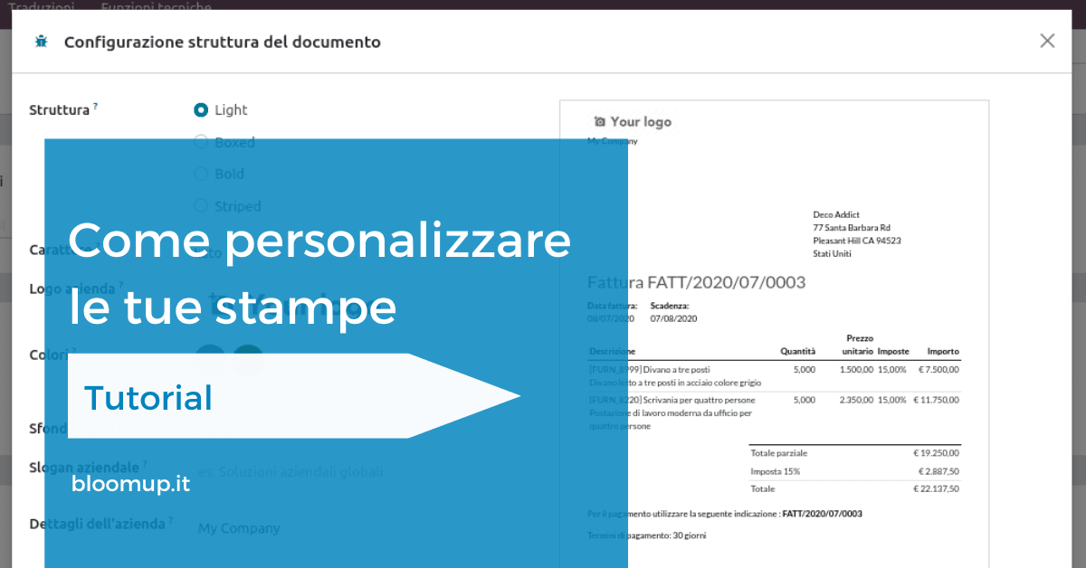 Come personalizzare le tue stampe